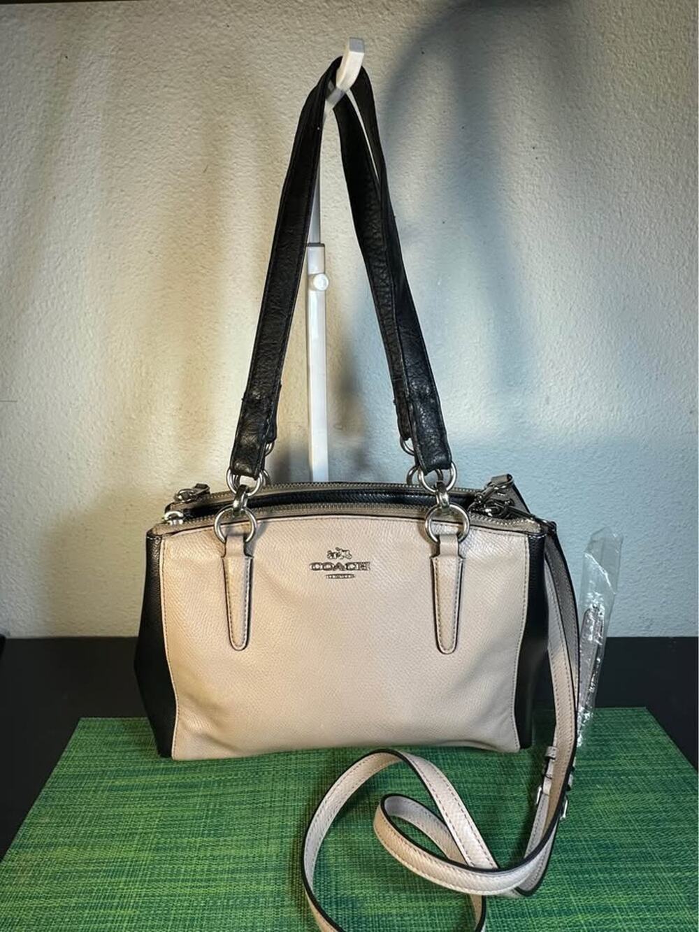 Coach Mini Christie Carryall with Contrast Trim (Style F57487)